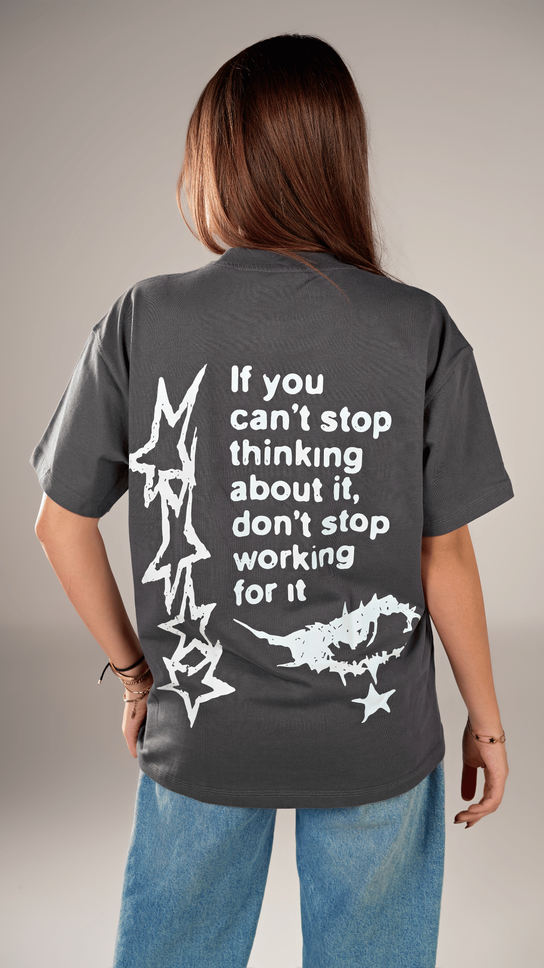 The "Mindset" Grey Graphic Tee