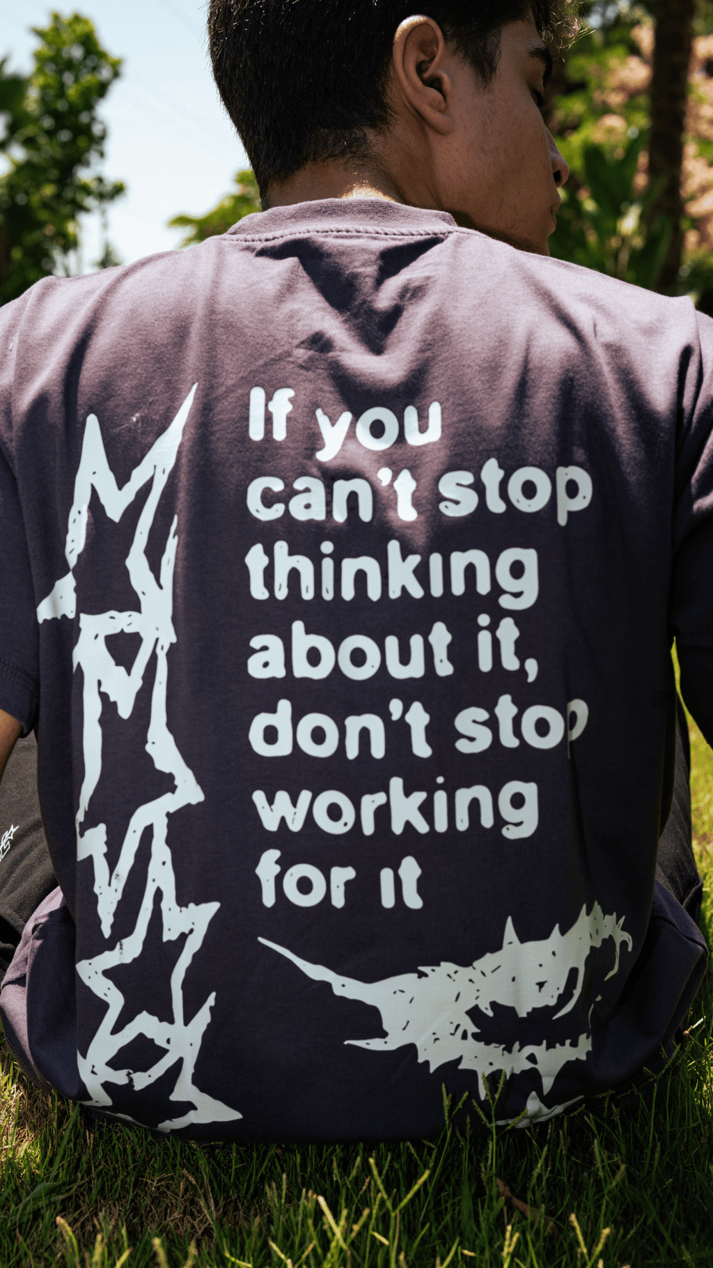 The "Mindset" Grey Graphic Tee